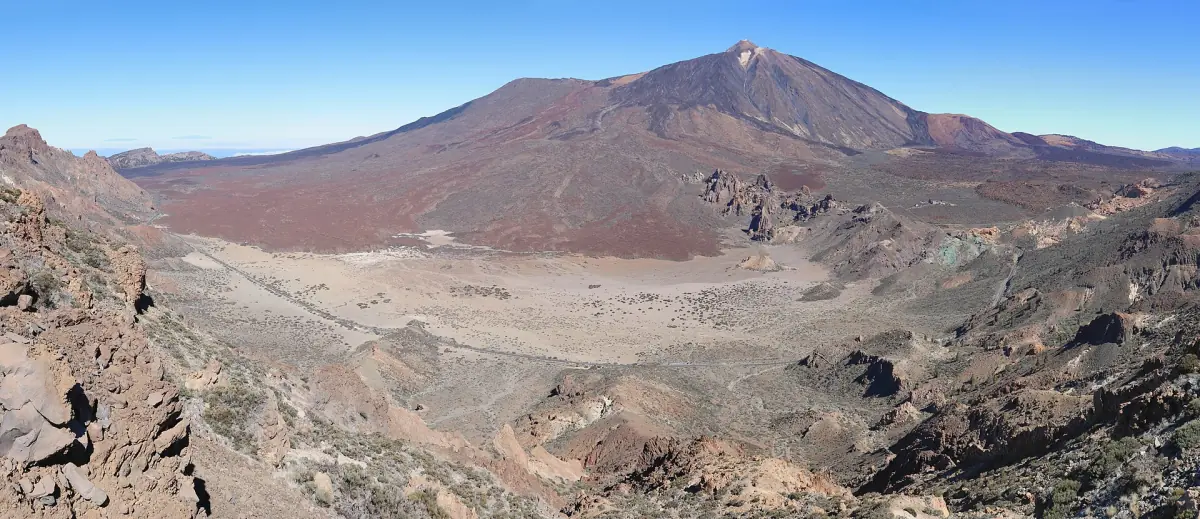 Der Pico del Teide über der Caldera Las Cañadas