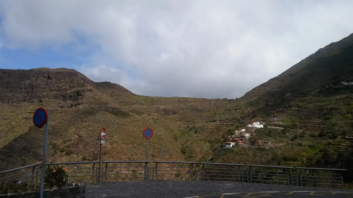 Die Bergstraße TF-436 auf dem Weg nach Masca